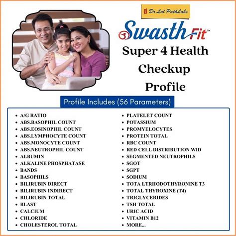 lal path lab test package|swasth super package 4 price.